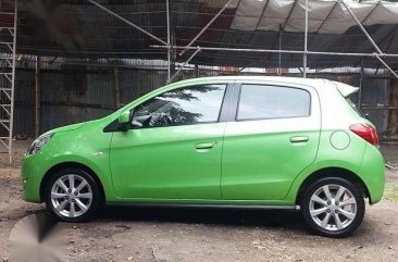 Mitsubishi Mirage 2014 GLS 1.0 MT Green HB For Sale 