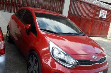 Kia Rio Hatchback 2012 AT Red For Sale 