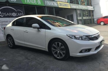 Honda Civic 2.0 AT 2013 White For Sale 