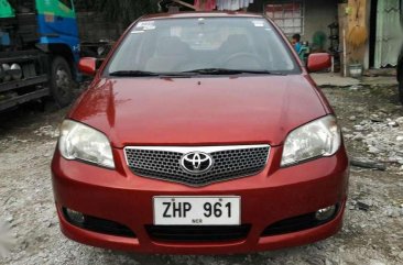 Toyota Vios 1.5G 2007 AT Red Sedan For Sale 