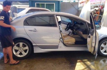 Honda Civic 2007 Automatic Silver Sedan For Sale 