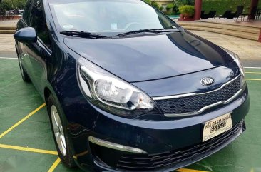 Kia Rio Ex MT 2016 Blue Sedan For Sale 