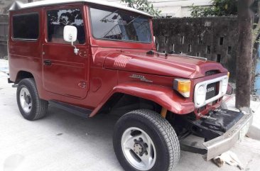 1981 Toyota Landcruiser MT Red SUV For Sale 