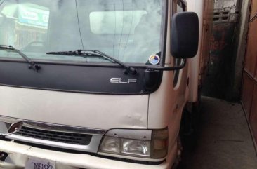 Isuzu Elf Refvan Truck Japan MT White For Sale 