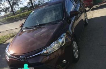 Toyota Vios E 2015 AT Brown Sedan For Sale 