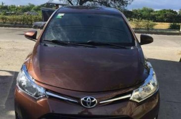 Toyota Vios E 2015 AT Brown Sedan For Sale 