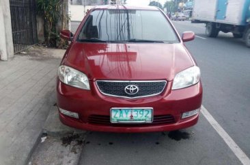 Toyota Vios 1.5G AT Red 2005 For Sale 