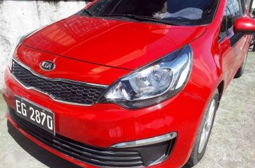 2016 Kia Rio Automatic Red Sedan For Sale 