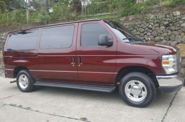 Ford E150 XLT Premium AT Red Van For Sale 