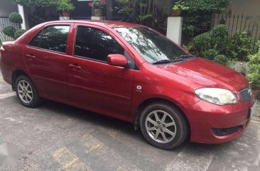 Fresh Toyota Vios 2006 Manual Red For Sale 