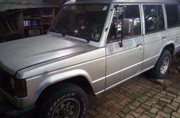 1989 Mitsubishi Pajero MT Silver SUV For Sale 