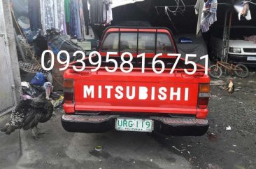 Mitsubishi L200 Manual 1997 Red Pickup For Sale 