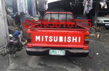 Mitsubishi L200 Manual 1997 Red Pickup For Sale 