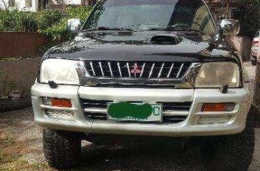 2001 Mitsubishi L200 Strada 4x4 Black For Sale 