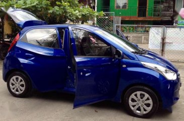 Hyundai Eon 2015 Gls Top of the Line Blue For Sale 