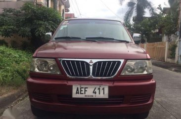 Mitsubishi Adventure GLS 2001 MT Red For Sale 