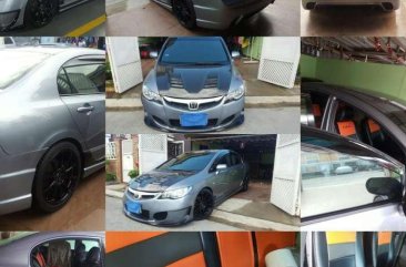 Honda Civic 2007 1.8V MT Silver Sedan For Sale 