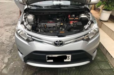 Fresh Toyota Vios 1.3E AT 2015 Silver For Sale 