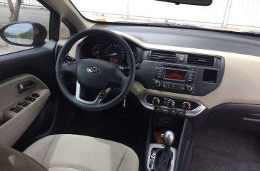 Kia Rio Sedan 2014 Automatic Gray For Sale 