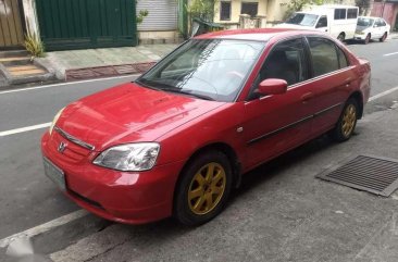 2001 Honda Civic VTi-S Dimension AT Red For Sale 