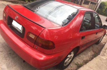 1993 Honda Civic ESI LX MT Red For Sale 