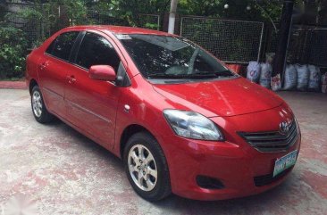 Toyota Vios 1.3E 2012 Manual Red For Sale 