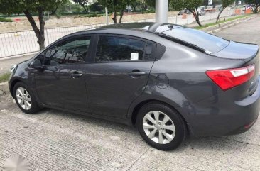 Kia Rio Sedan 2014 Automatic Gray For Sale 