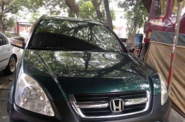 Honda Crv Manual 2004 i-Vtec Green For Sale 