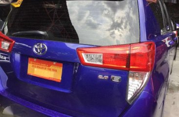 2016 Toyota Innova 2.8 E Diesel Manual Blue for sale