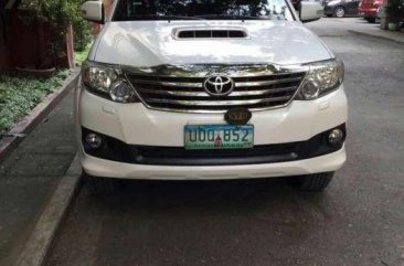 2013 Fortuner DSL AT (Pearl White) for sale 