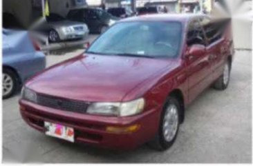 Toyota Corolla XL 1.3 1998 MT Red For Sale 