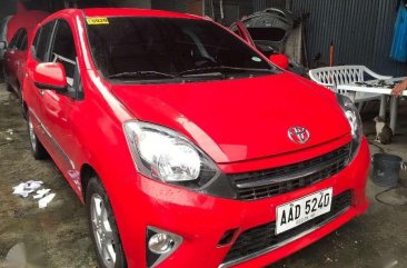 2017 Toyota Wigo 1000G Automatic Red Ltd for sale