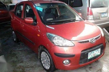 Hyundai i10 2010 red for sale