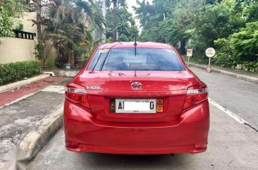 2015 Toyota Vios E red for sale