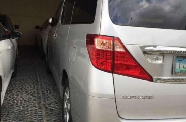 Fresh Toyota Alphard AT Silver Van For Sale 