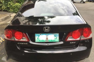 2007 Honda Civic 1.8V AT Black Sedan For Sale 