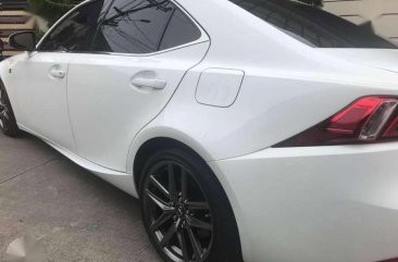 2014 Lexus IS 350 F AT White Sedan For Sale 