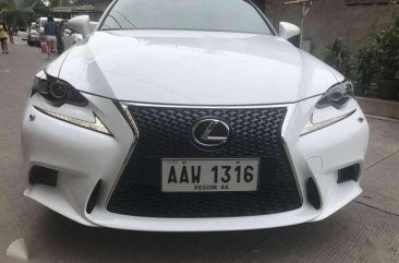 2014 Lexus IS 350 F AT White Sedan For Sale 