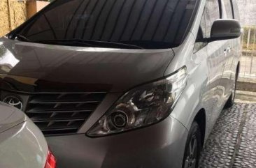 Fresh Toyota Alphard AT Silver Van For Sale 