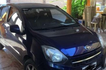 Toyota Wigo 1.0 AT Blue Hatchback For Sale 