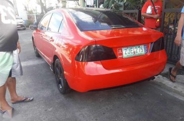 2007 Honda Civic 1.8s FD AT Red Sedan For Sale 