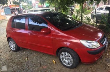 For sale red Hyundai Getz 2008