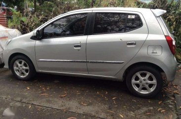 2015 Toyota Wigo 10 G Manual Transmission Silver for sale