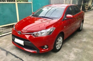 Toyota Vios E 2015 Manual Red Sedan For Sale 