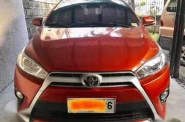 Toyota Yaris 2015 AT Orange HB For Sale 