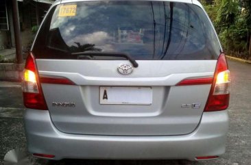 Toyota Innova E. DSL. AT 2015 Silver For Sale 