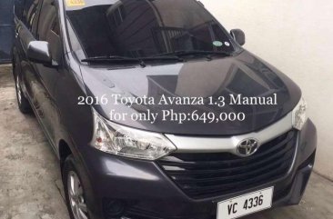 2016 Toyota Avanza 1.3 E Manual Gray For Sale 