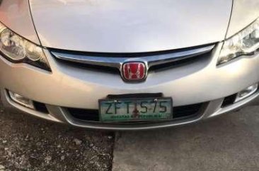 2008 Honda Civic 1.8 MT Silver Sedan For Sale 