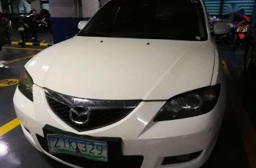 2008 Mazda 3 1.6 AT White Sedan For Sale 