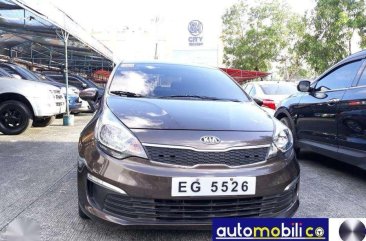 2016 Kia Rio EX 1.4 Manual Gas Brown For Sale 